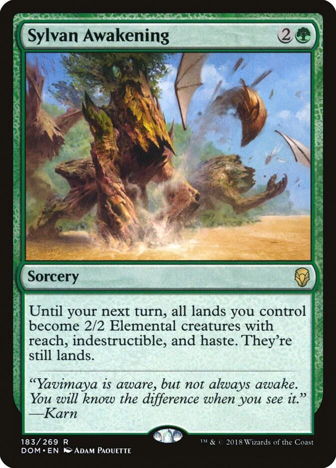 Sylvan Awakening-Dominaria-R-Normal