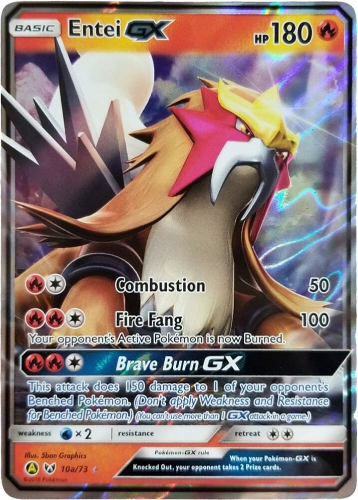 Entei GX - 10a/73-Alternate Art Promos-Promo-Holofoil