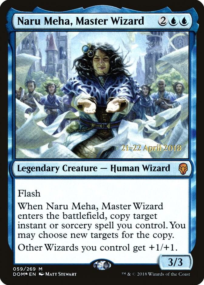 Naru Meha, Master Wizard-Prerelease Cards-M-Foil