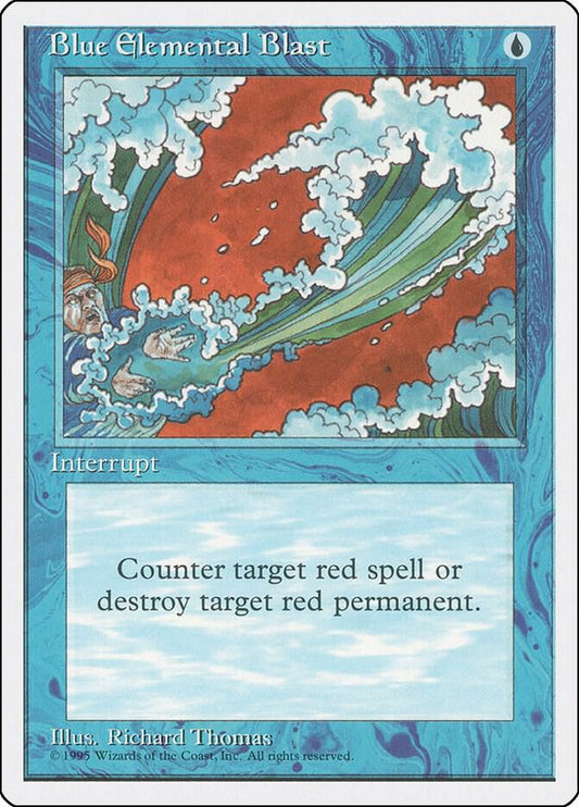 Blue Elemental Blast-Fourth Edition-C-Normal