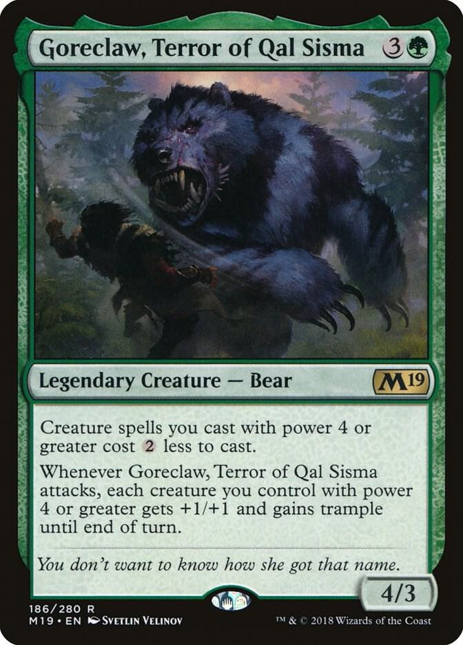 Goreclaw, Terror of Qal Sisma-Core Set 2019-R-Normal