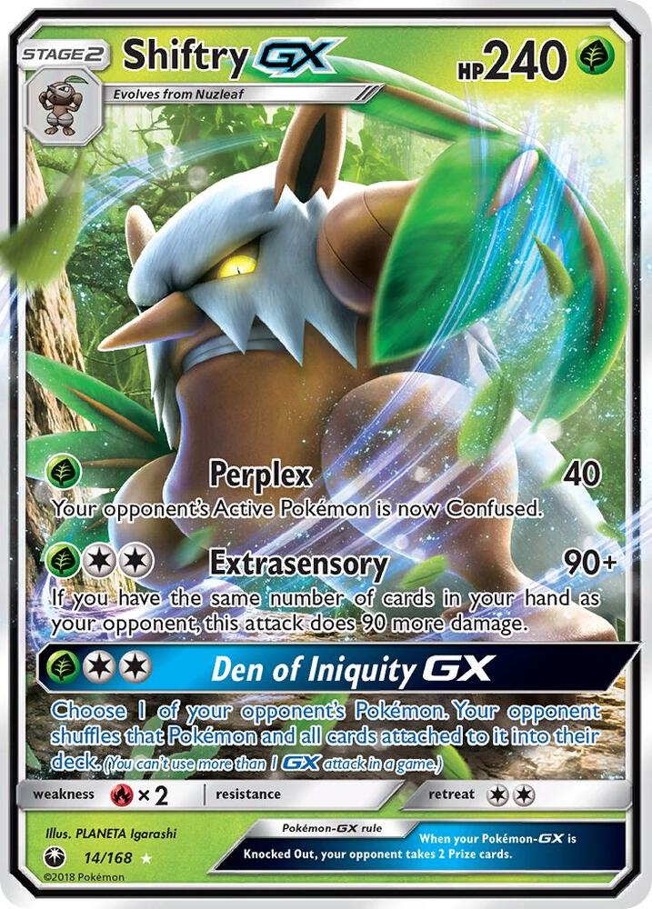 Shiftry GX-SM - Celestial Storm-Ultra Rare-Holofoil