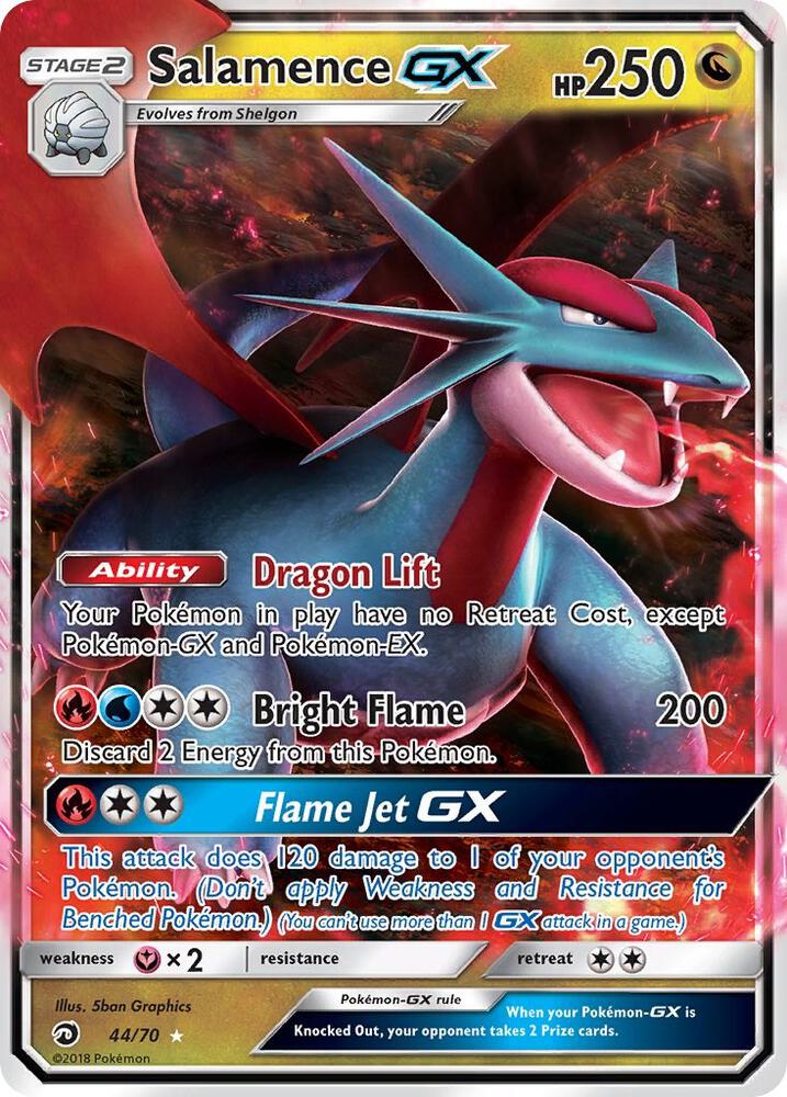 Salamence GX-Dragon Majesty-Ultra Rare-Holofoil