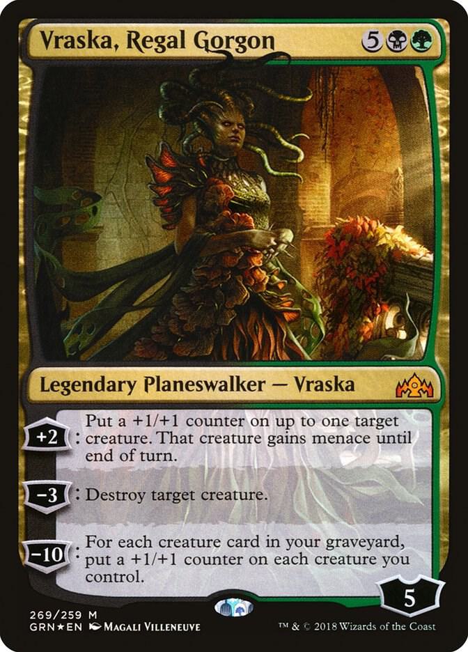 Vraska, Regal Gorgon-Guilds of Ravnica-M-Foil