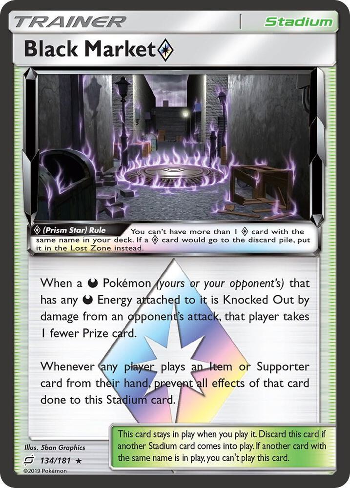 Black Market Prism Star-SM - Team Up-Prism Rare-Holofoil
