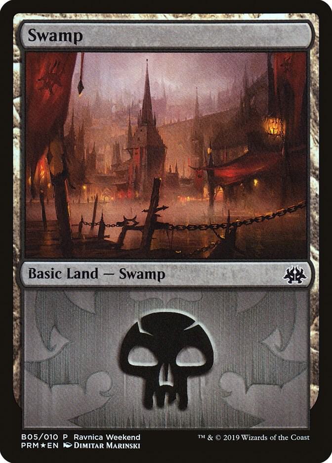 Swamp - Rakdos (B05)-Launch Party & Release Event Promos-P-Foil