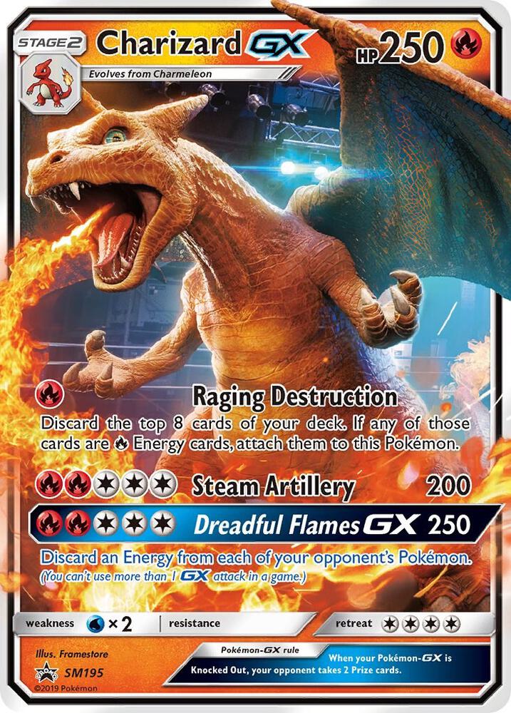 Charizard GX - SM195-SM Promos-Promo-Holofoil