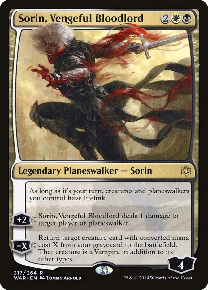 Sorin, Vengeful Bloodlord-War of the Spark-R-Normal