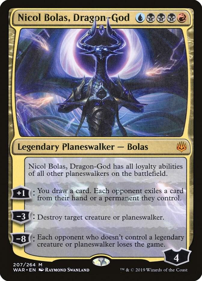 Nicol Bolas, Dragon-God-War of the Spark-M-Normal