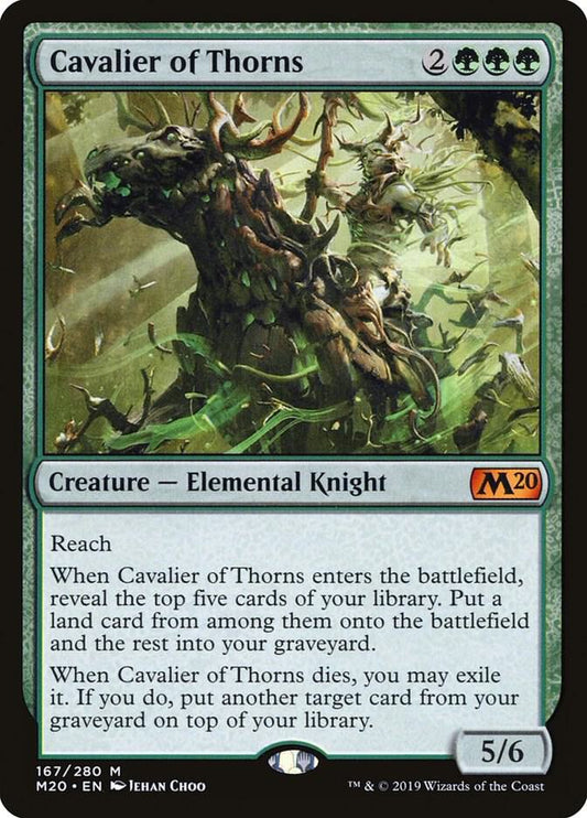 Cavalier of Thorns-Core Set 2020-M-Foil