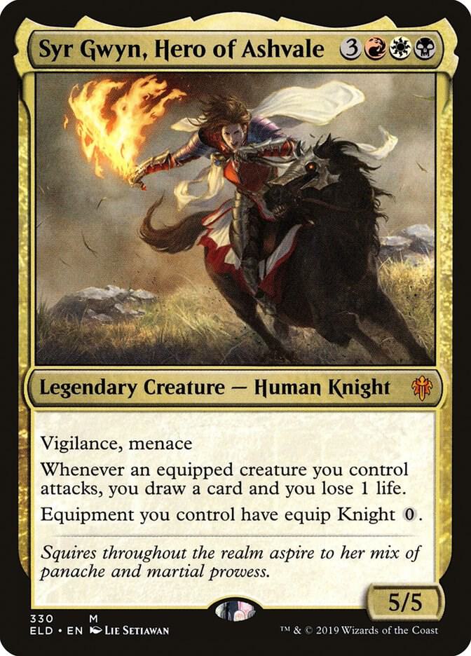 Syr Gwyn, Hero of Ashvale-Throne of Eldraine-M-Foil
