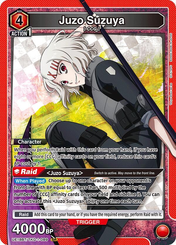 Juzo Suzuya (089)-UE18BT: Tokyo Ghoul-Super Rare-Foil