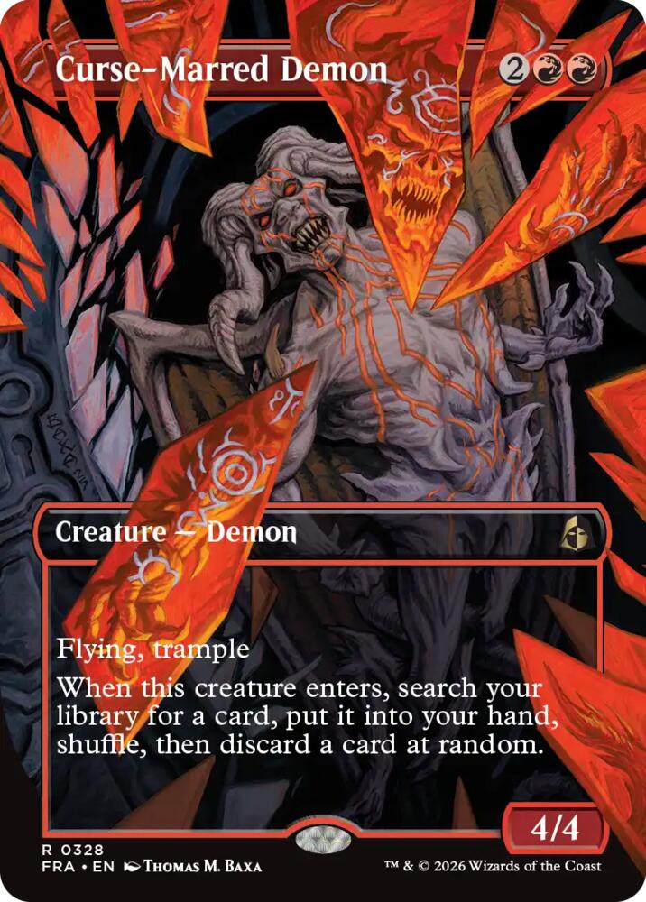 Curse-Marred Demon (Borderless)-Reality Fracture-R-Normal