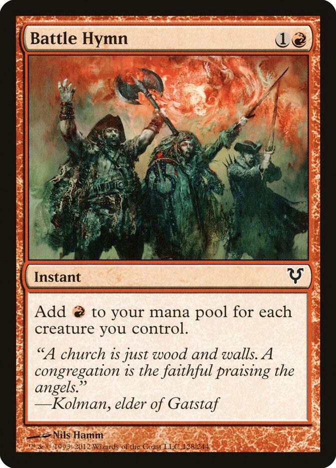 Battle Hymn-Avacyn Restored-C-Normal