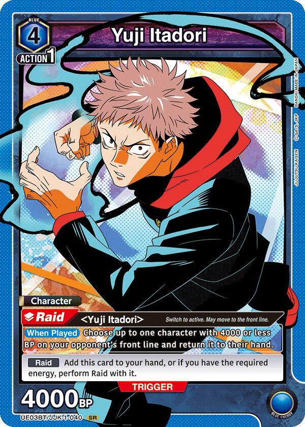 Yuji Itadori (040)-UE03BT: Jujutsu Kaisen-Super Rare-Foil