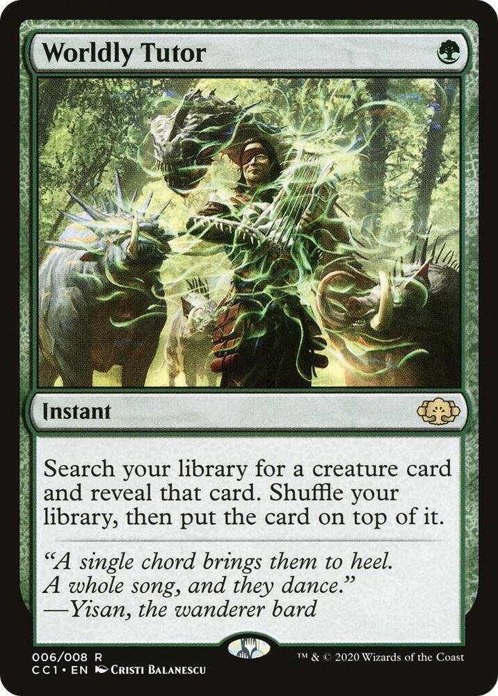 Worldly Tutor-Commander Collection: Green-R-Normal