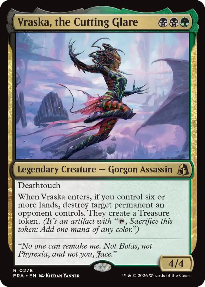Vraska, the Cutting Glare-Reality Fracture-R-Normal