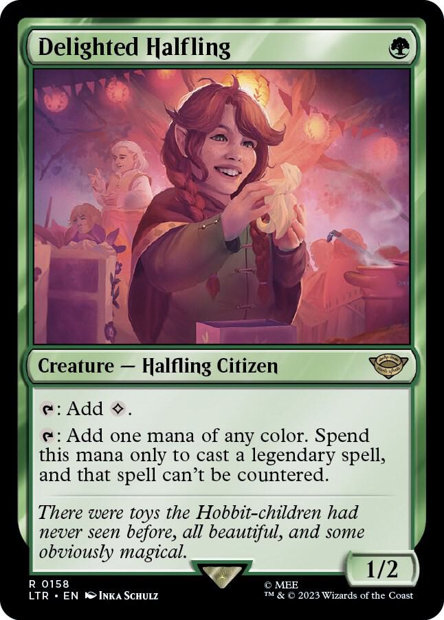 Delighted Halfling-Universes Beyond: The Lord of the Rings: Tales of Middle-earth-R-Normal