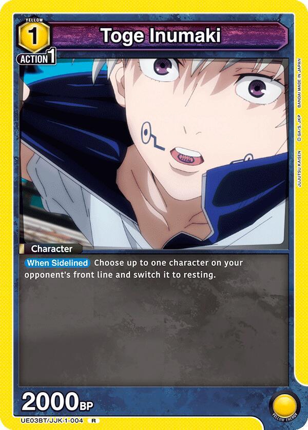 Toge Inumaki (004)-UE03BT: Jujutsu Kaisen-Rare-Foil