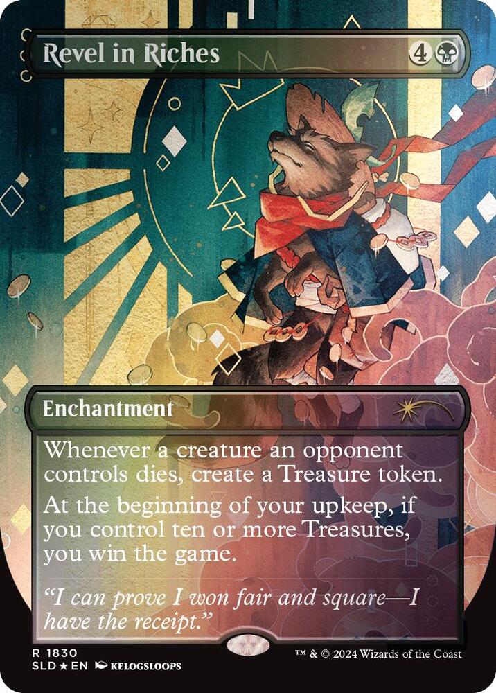Revel in Riches (Rainbow Foil)-Secret Lair Drop Series-R-Foil