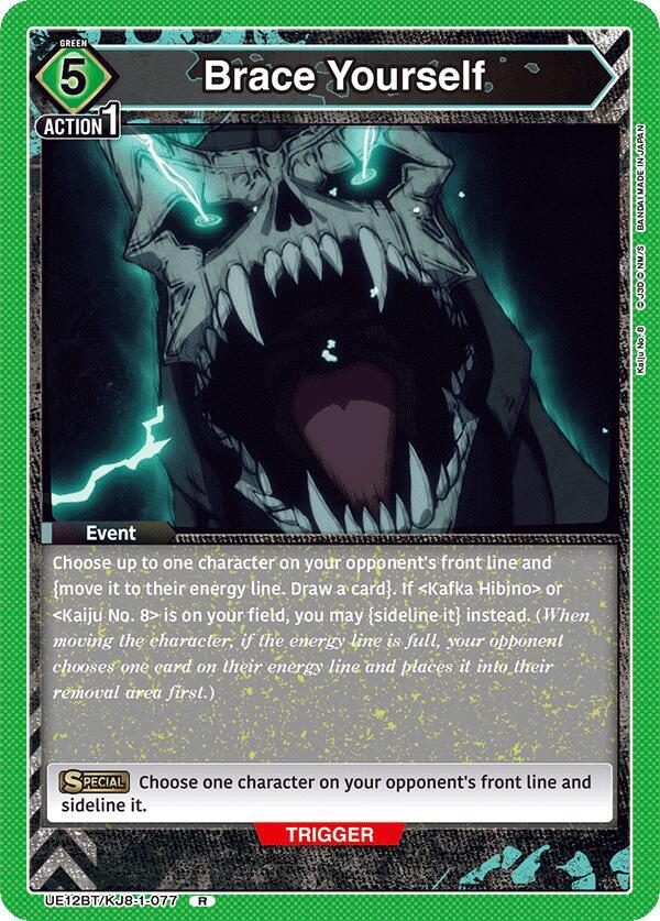 Brace Yourself-UE12BT: Kaiju No. 8-Rare-Foil