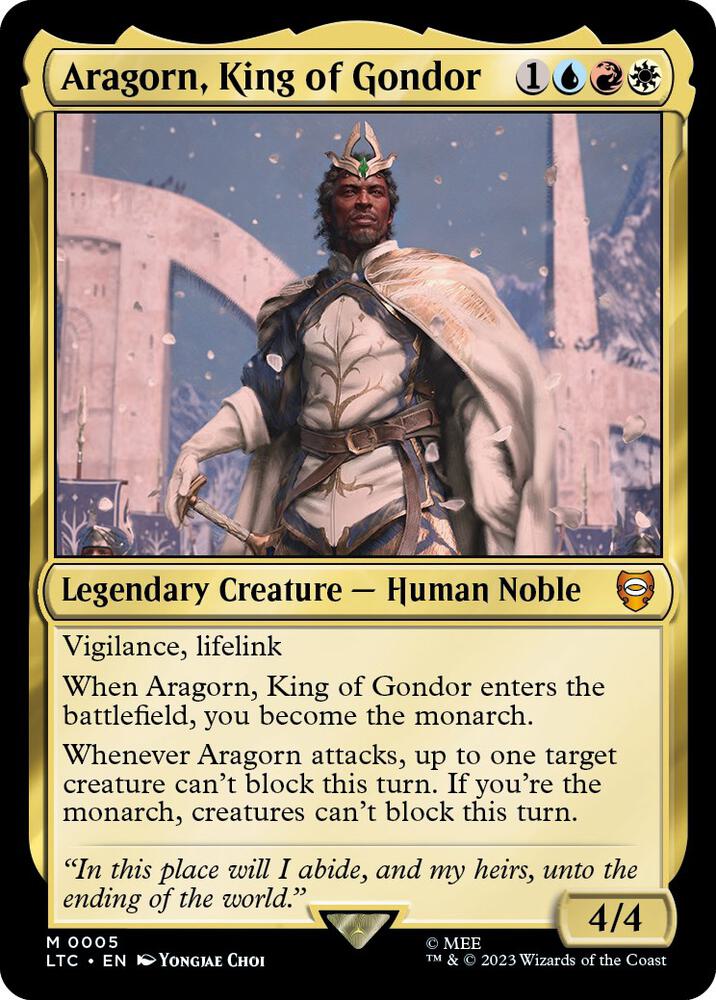 Aragorn, King of Gondor-Commander: The Lord of the Rings: Tales of Middle-earth-M-Normal