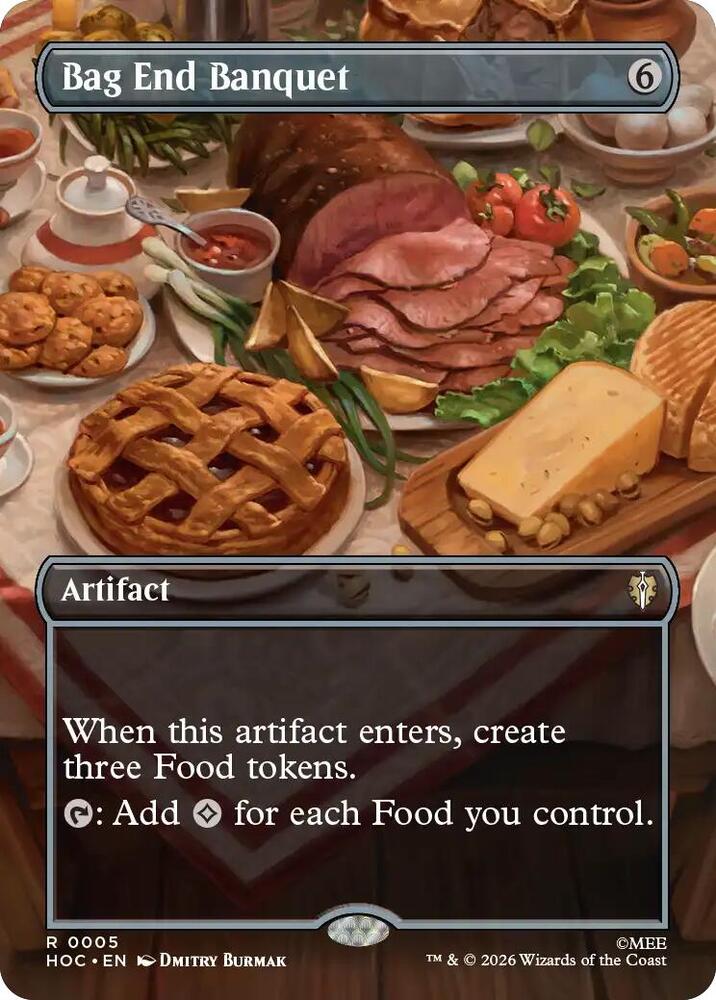 Bag End Banquet (Borderless)-The Hobbit: Eternal-Legal-R-Foil
