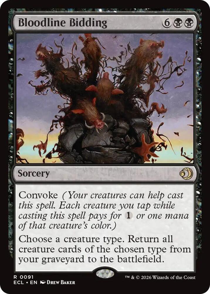 Bloodline Bidding-Lorwyn Eclipsed-R-Foil