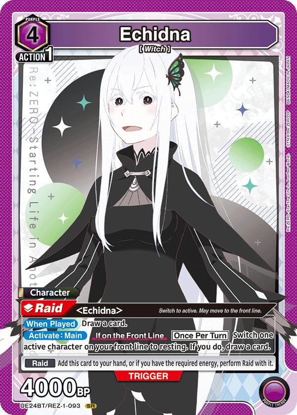 Echidna (093)-UE24BT: Re:ZERO -Starting Life in Another World--Super Rare-Foil