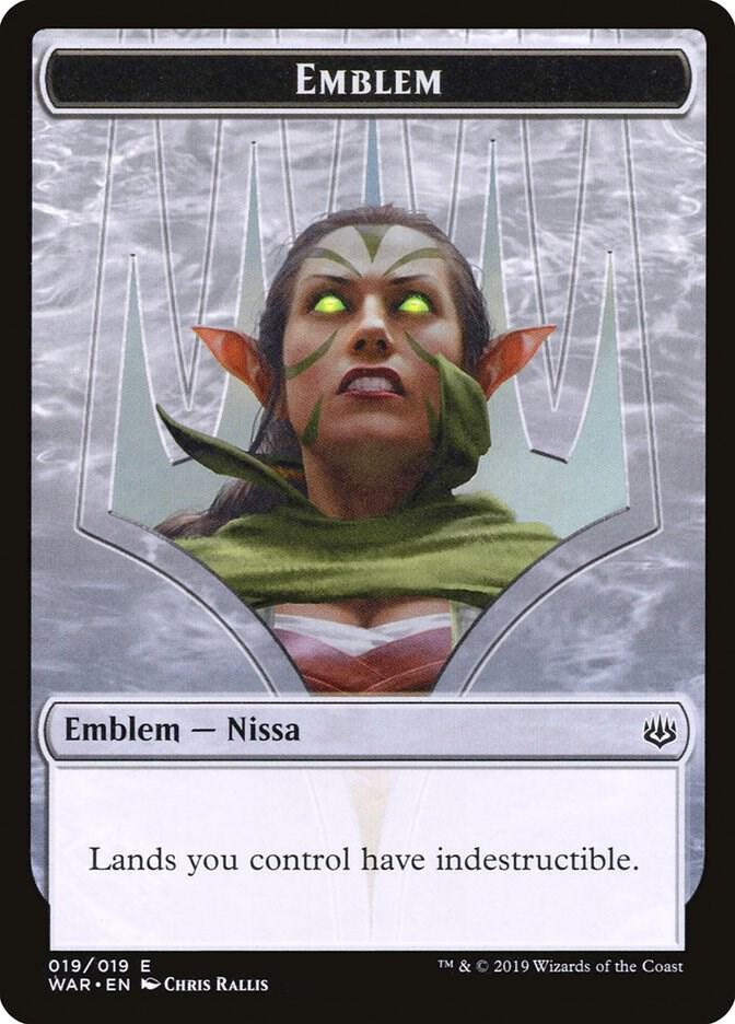 Emblem - Nissa, Who Shakes the World-War of the Spark-T-Normal