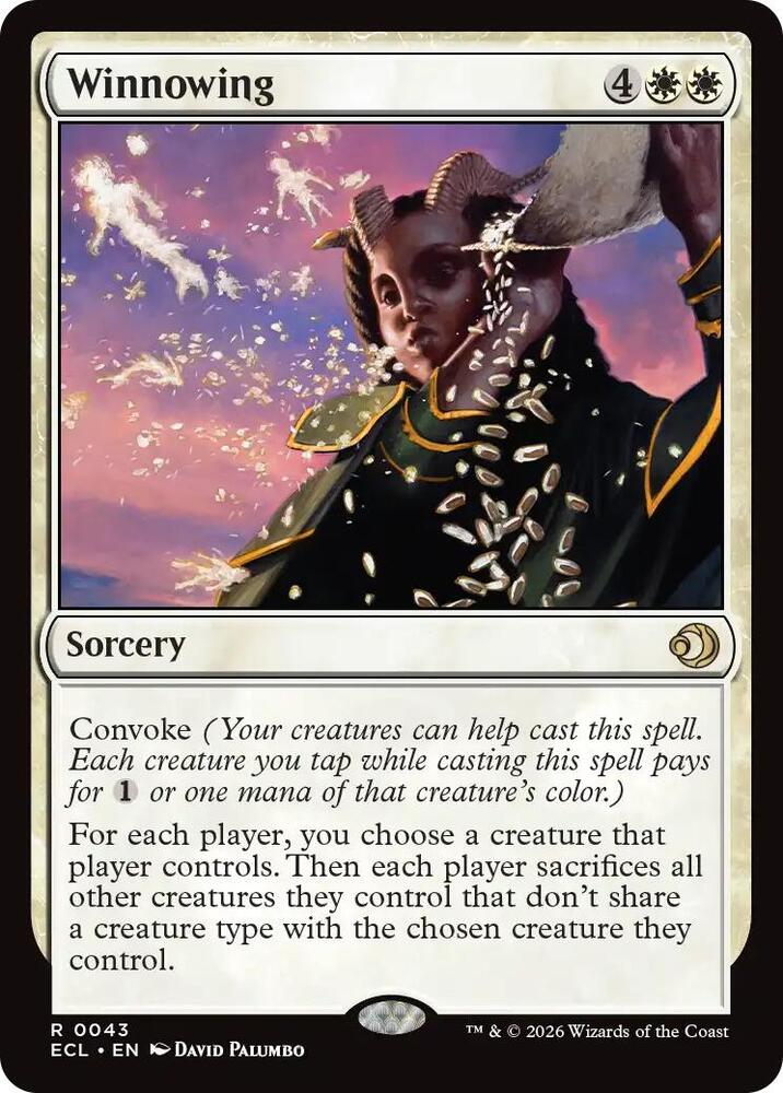 Winnowing-Lorwyn Eclipsed-R-Foil