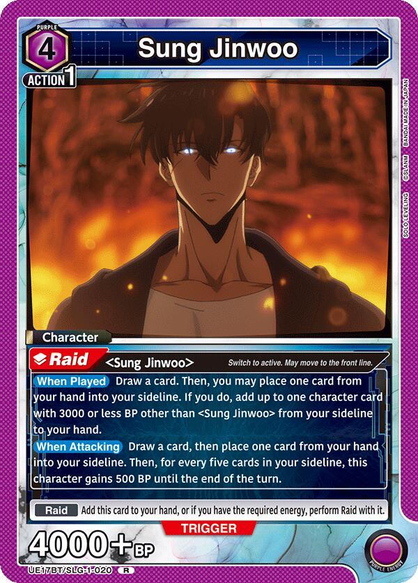 Sung Jinwoo (020)-UE17BT: SOLO LEVELING-Rare-Foil