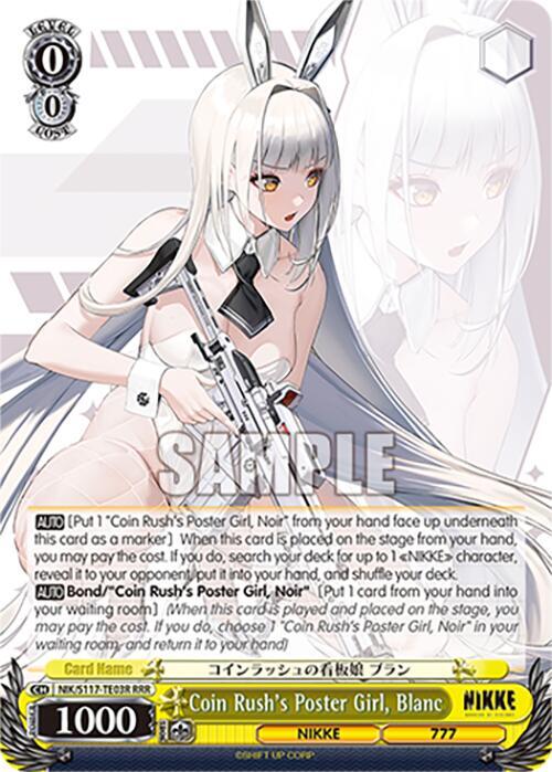 Coin Rush's Poster Girl, Blanc (RRR)-GODDESS OF VICTORY: NIKKE-Triple Rare-Normal