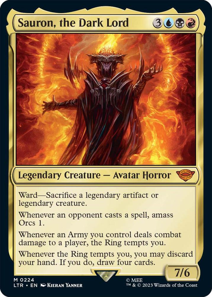 Sauron, the Dark Lord-Universes Beyond: The Lord of the Rings: Tales of Middle-earth-M-Normal