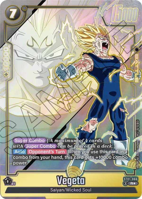 Vegeta - ST01-066 (Alternate Art)-Story Booster 01-Rare-Holofoil