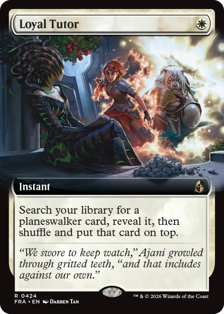 Loyal Tutor (Extended Art)-Reality Fracture-R-Normal