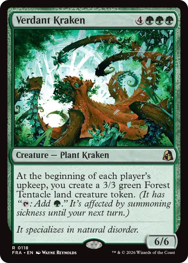 Verdant Kraken-Reality Fracture-R-Foil