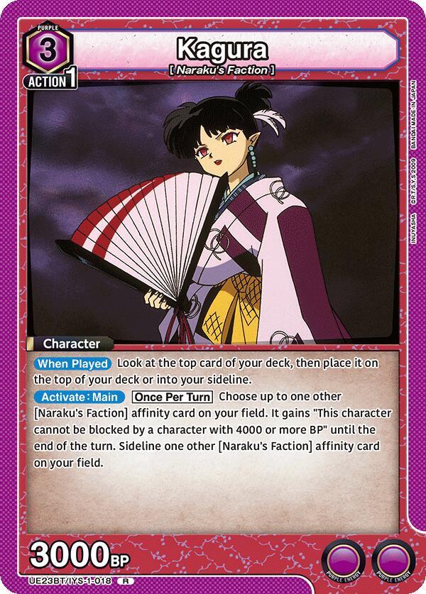 Kagura (018)-UE23BT: Inuyasha-Rare-Foil