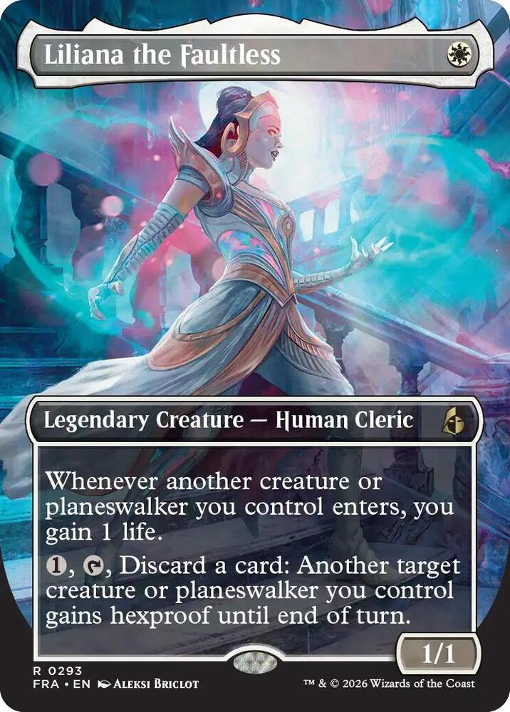 Liliana the Faultless (Borderless)-Reality Fracture-R-Normal