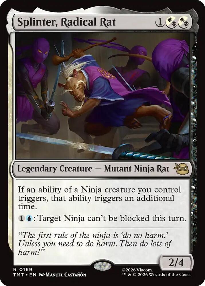 Splinter, Radical Rat-Teenage Mutant Ninja Turtles-R-Normal