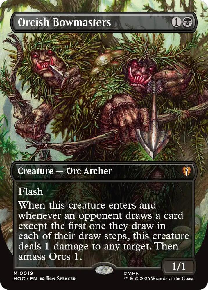 Orcish Bowmasters (Borderless)-The Hobbit: Eternal-Legal-M-Normal