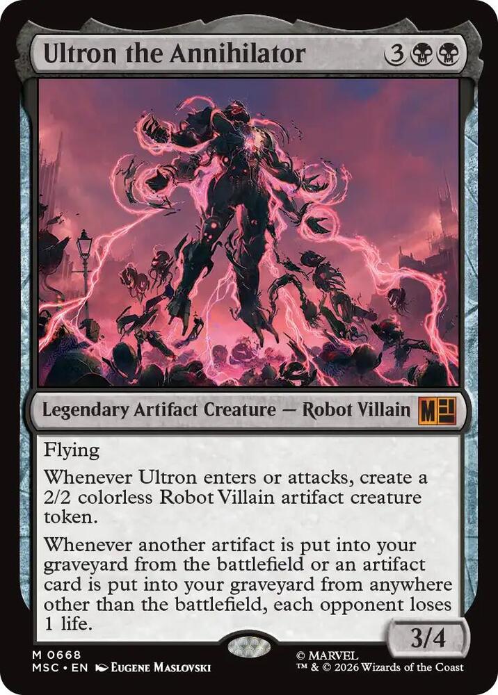 Ultron the Annihilator-Commander: Marvel Super Heroes-M-Foil