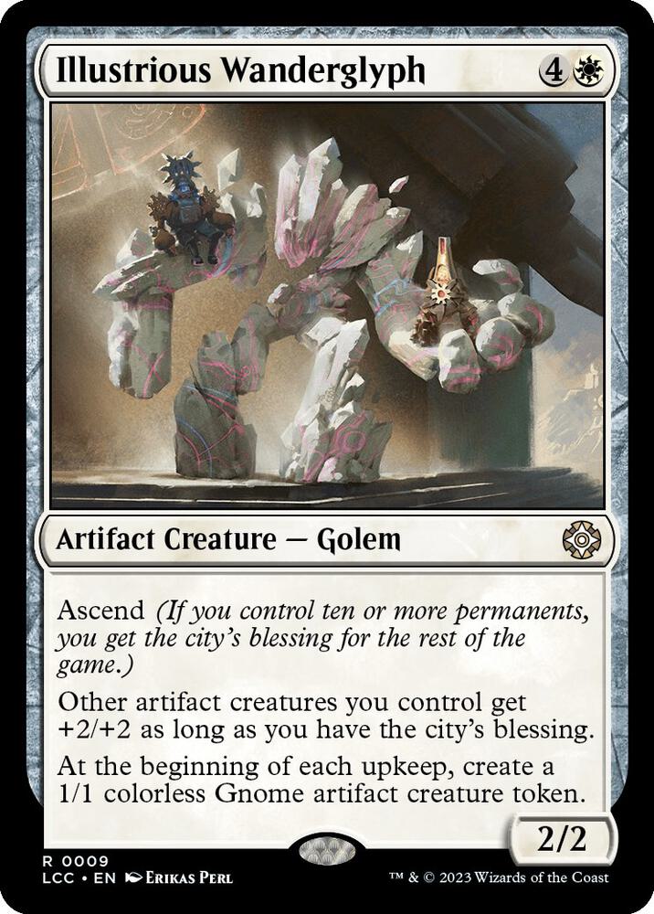 Illustrious Wanderglyph-Commander: The Lost Caverns of Ixalan-R-Normal