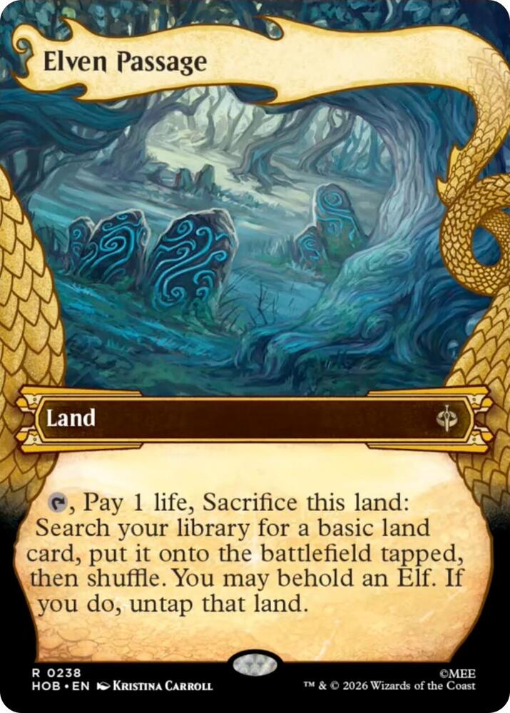 Elven Passage (Showcase)-The Hobbit-R-Foil