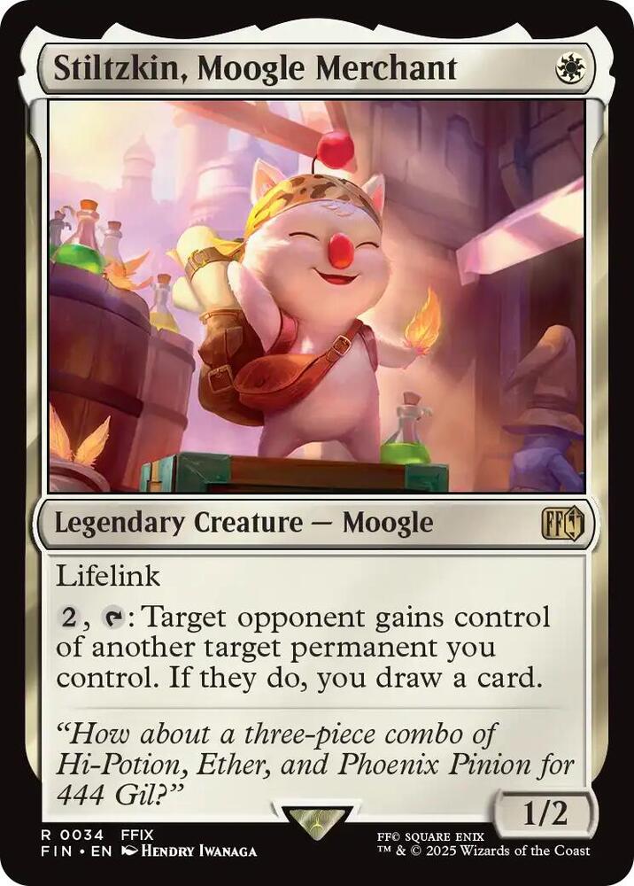 Stiltzkin, Moogle Merchant-FINAL FANTASY-R-Normal