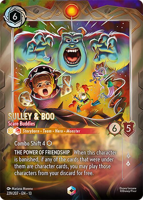 Sulley & Boo - Scare Buddies (Enchanted)-Attack of the Vine!-Enchanted-Holofoil