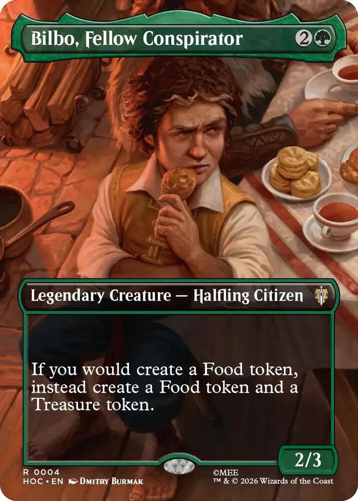 Bilbo, Fellow Conspirator (Borderless)-The Hobbit: Eternal-Legal-R-Foil