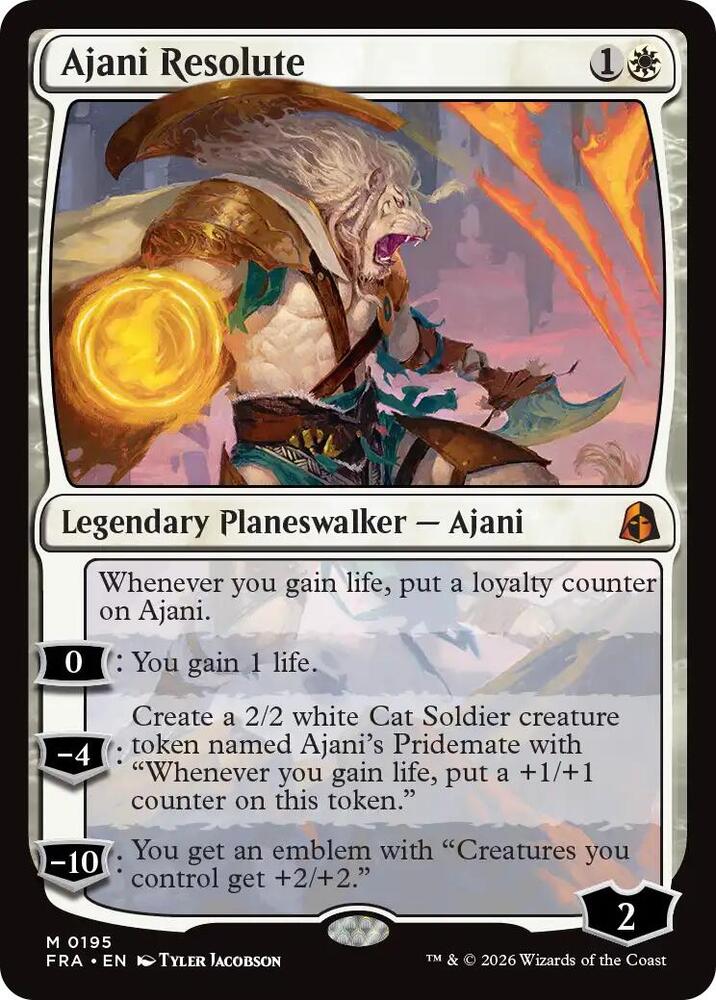 Ajani Resolute-Reality Fracture-M-Normal