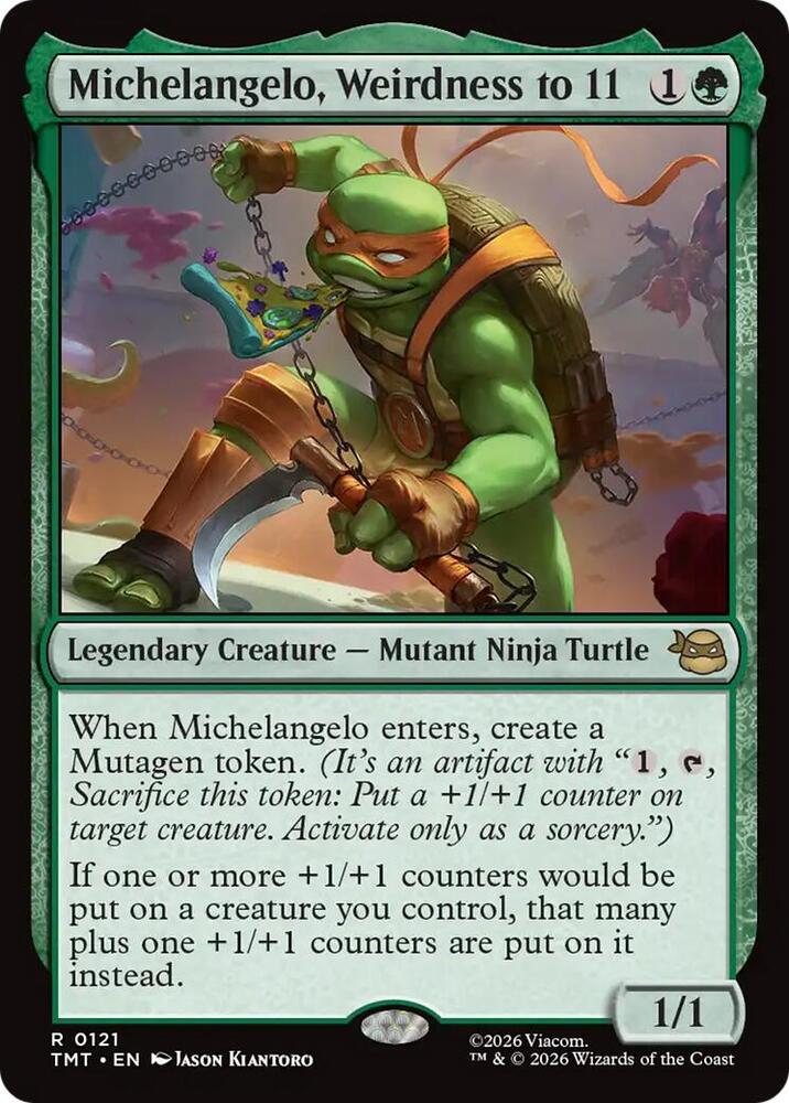 Michelangelo, Weirdness to 11-Teenage Mutant Ninja Turtles-R-Normal