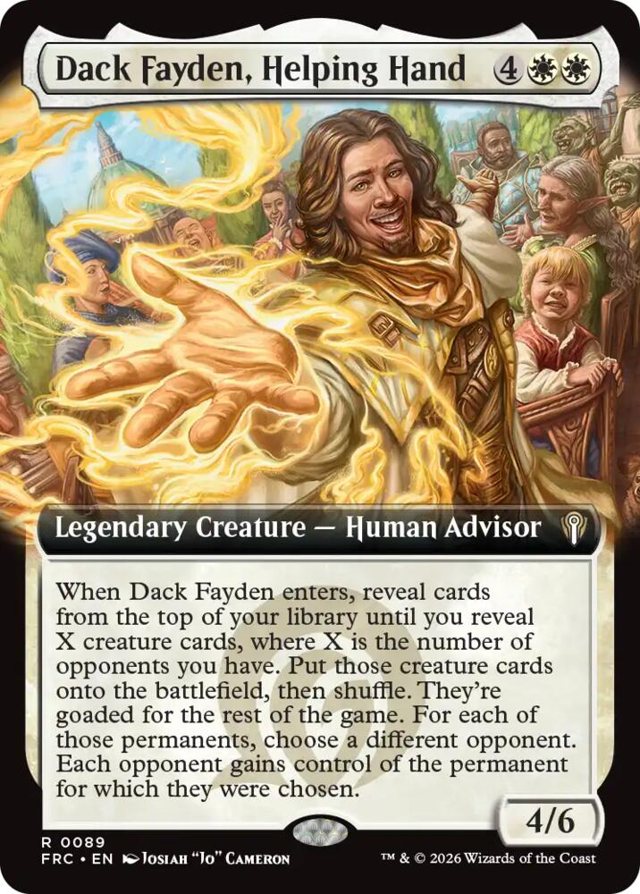Dack Fayden, Helping Hand (Extended Art)-Commander: Reality Fracture-R-Normal